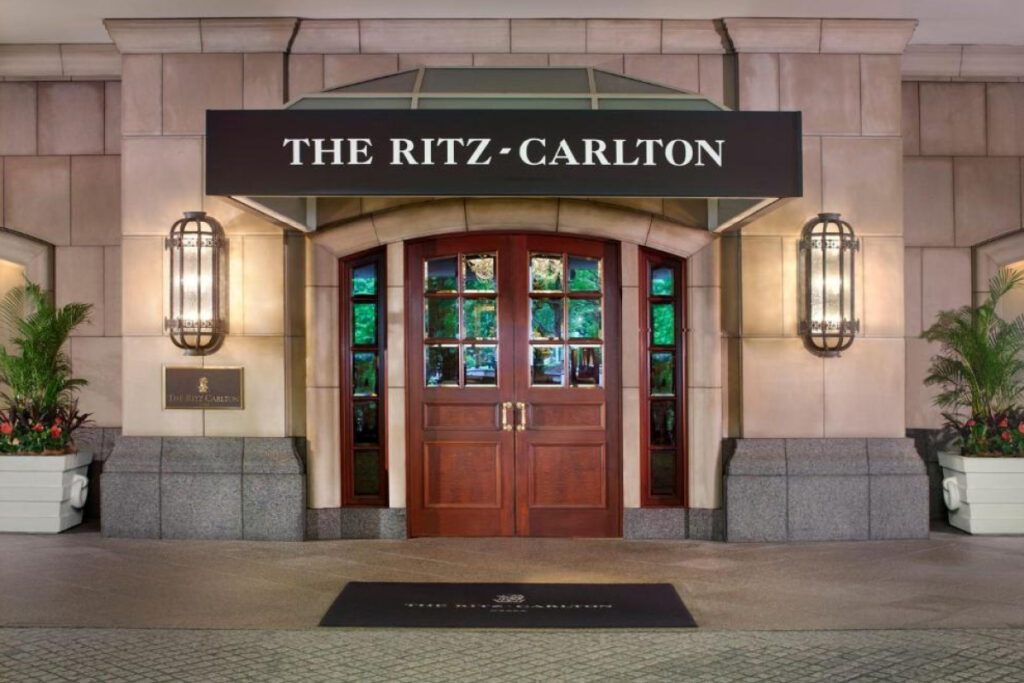 The Ritz Carlton Osaka luxury hotel exterior in Umeda district