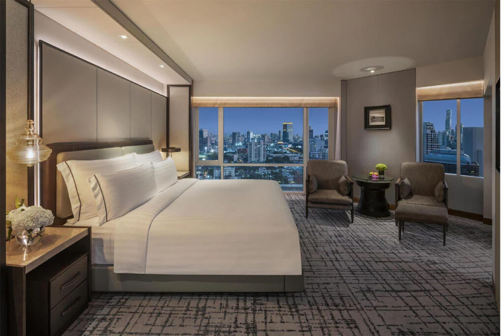Conrad Bangkok room spacious modern business hotel interior