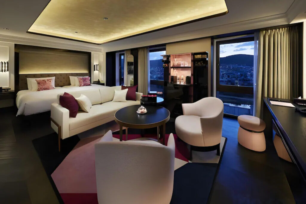 Fauchon Hotel Kyoto room pink luxury design