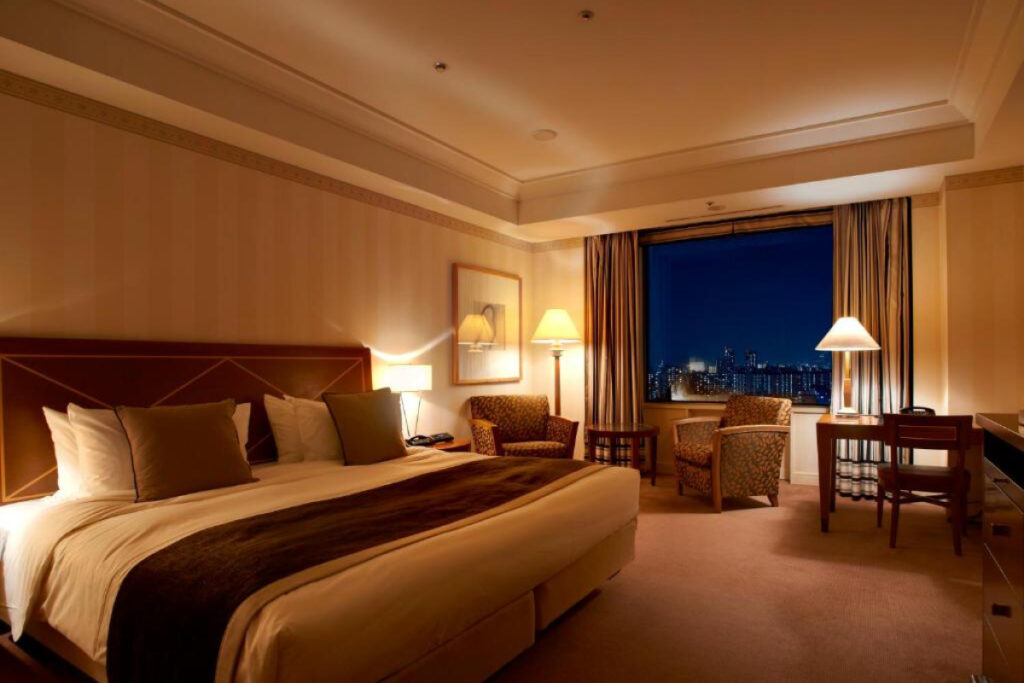 Deluxe guest room interior at Imperial Hotel Osaka