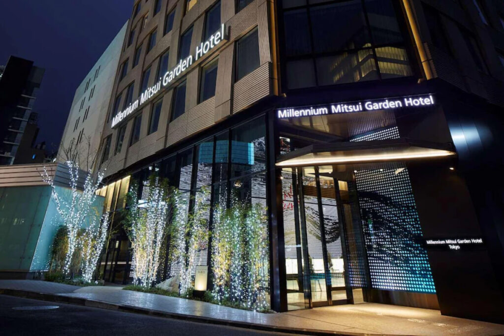 Millennium Mitsui Garden Hotel Tokyo exterior in Ginza one of the best hotels in Tokyo