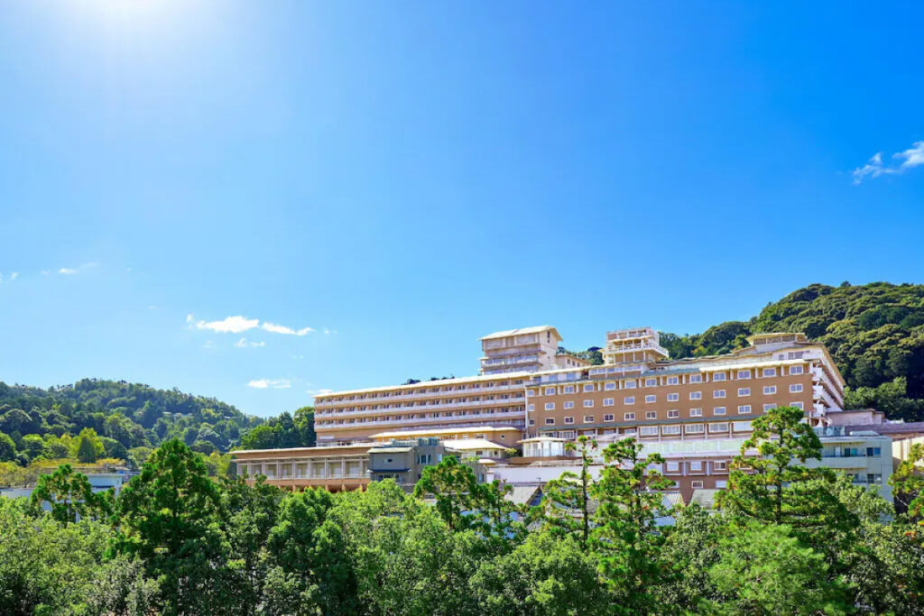 The Westin Miyako Kyoto hotel hillside exterior